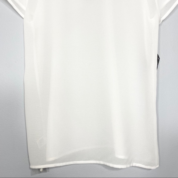 NASTY GAL sheer mod bod collared blouse SM - Picture 11 of 16